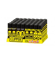 Accendino Clipper mini Danger Toxic ricaricabile a gas