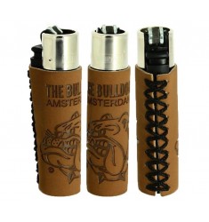 Accendino Clipper in pelle The Bulldog Amsterdam