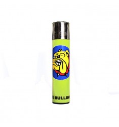Accendino Clipper The Bulldog Amsterdam Logo Fluo ricaricabile a gas
