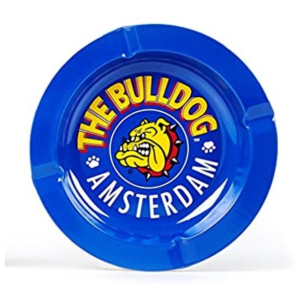 Posacenere The Bulldog Amsterdam in metallo blu