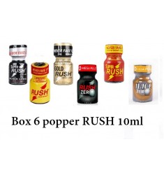 Mix 6 Popper Rush Box 10 ml